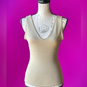 Zara Woman V-Neck Sleeveless Top, Nylon 83%/Spandex 17% (M) Like New, never worn